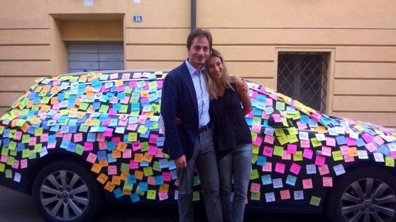 post-it matrimonio per scherzo