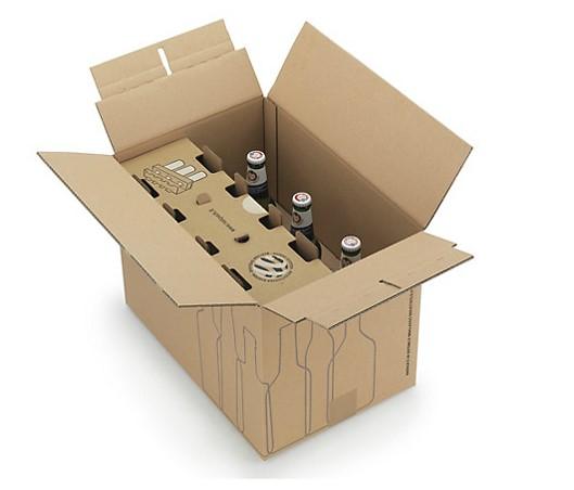 Scatola per bottiglie di birra