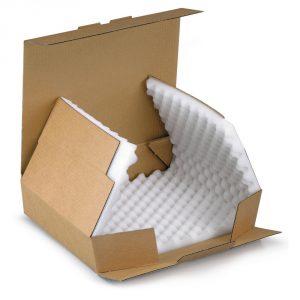 Scatole per spedizioni imbottite avana
