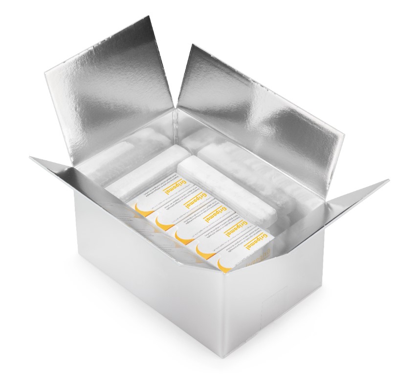 Scatola isotermica per farmaci