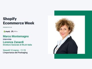 Marco Montemagno intervista Lorenza Zanardi alla Shopify Ecommerce Week