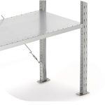 ripiano in acciaio zincato